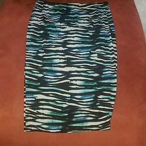 Animal Print inspred, Stretchy, Pencil Skirt